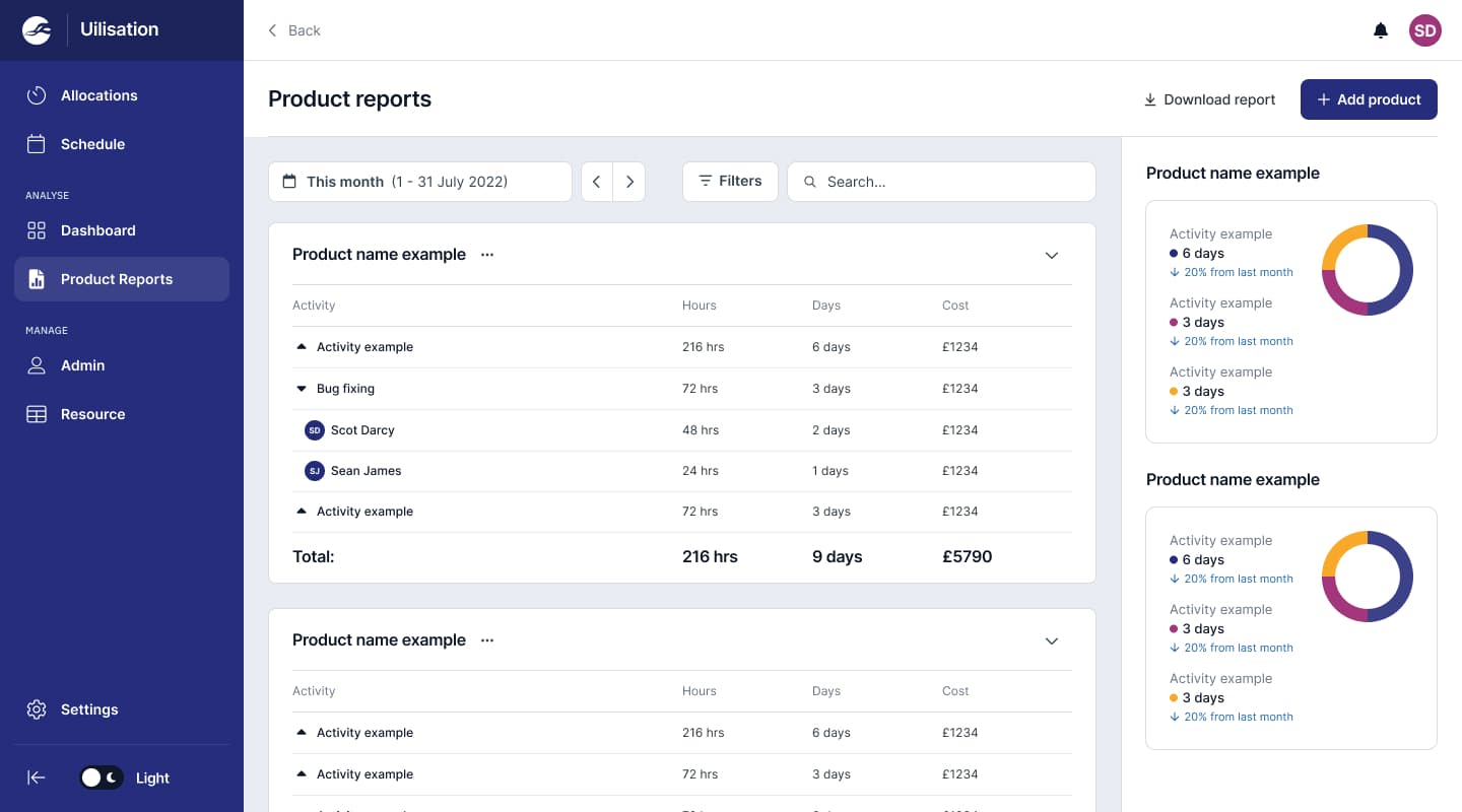 Product screenshot