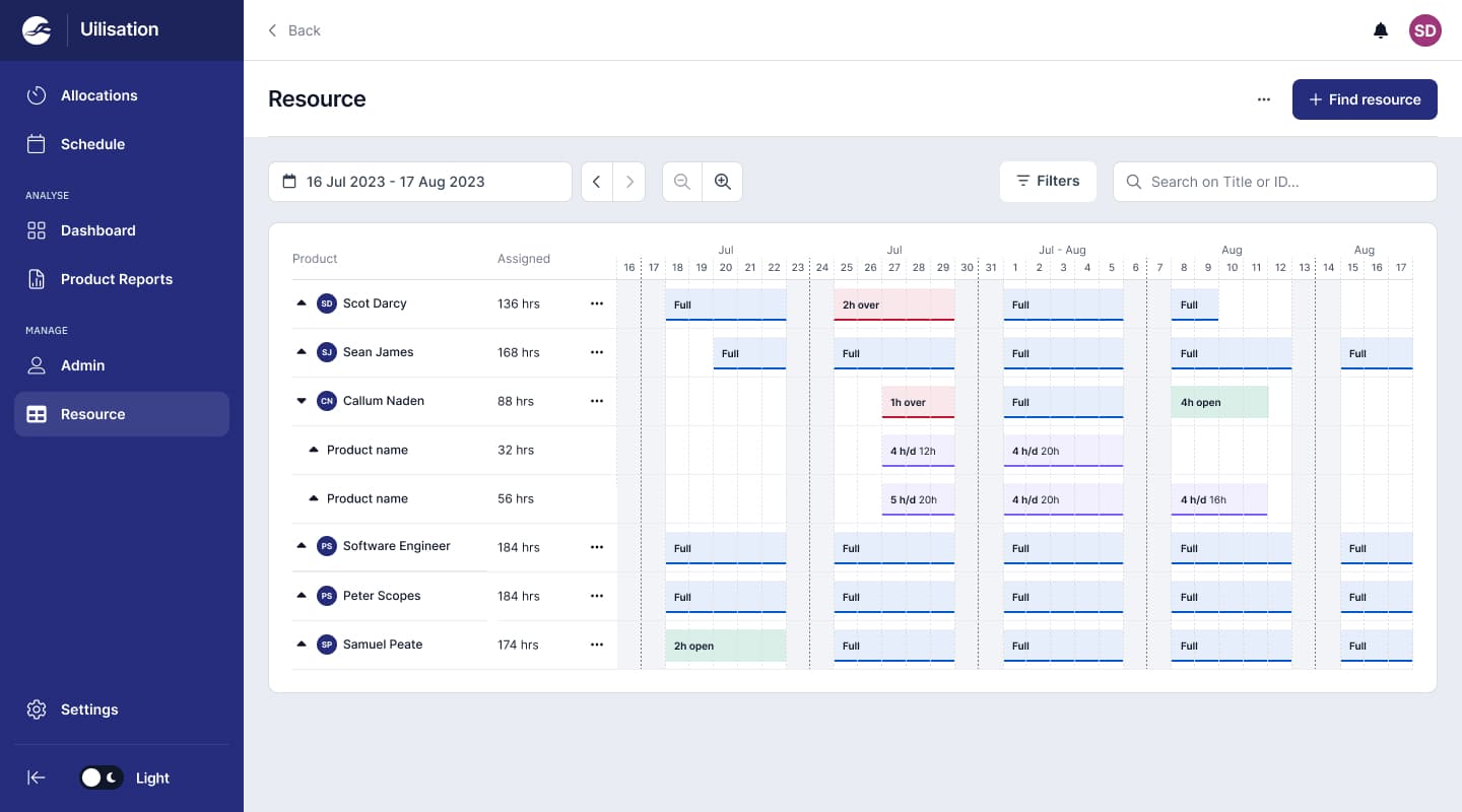 Product screenshot