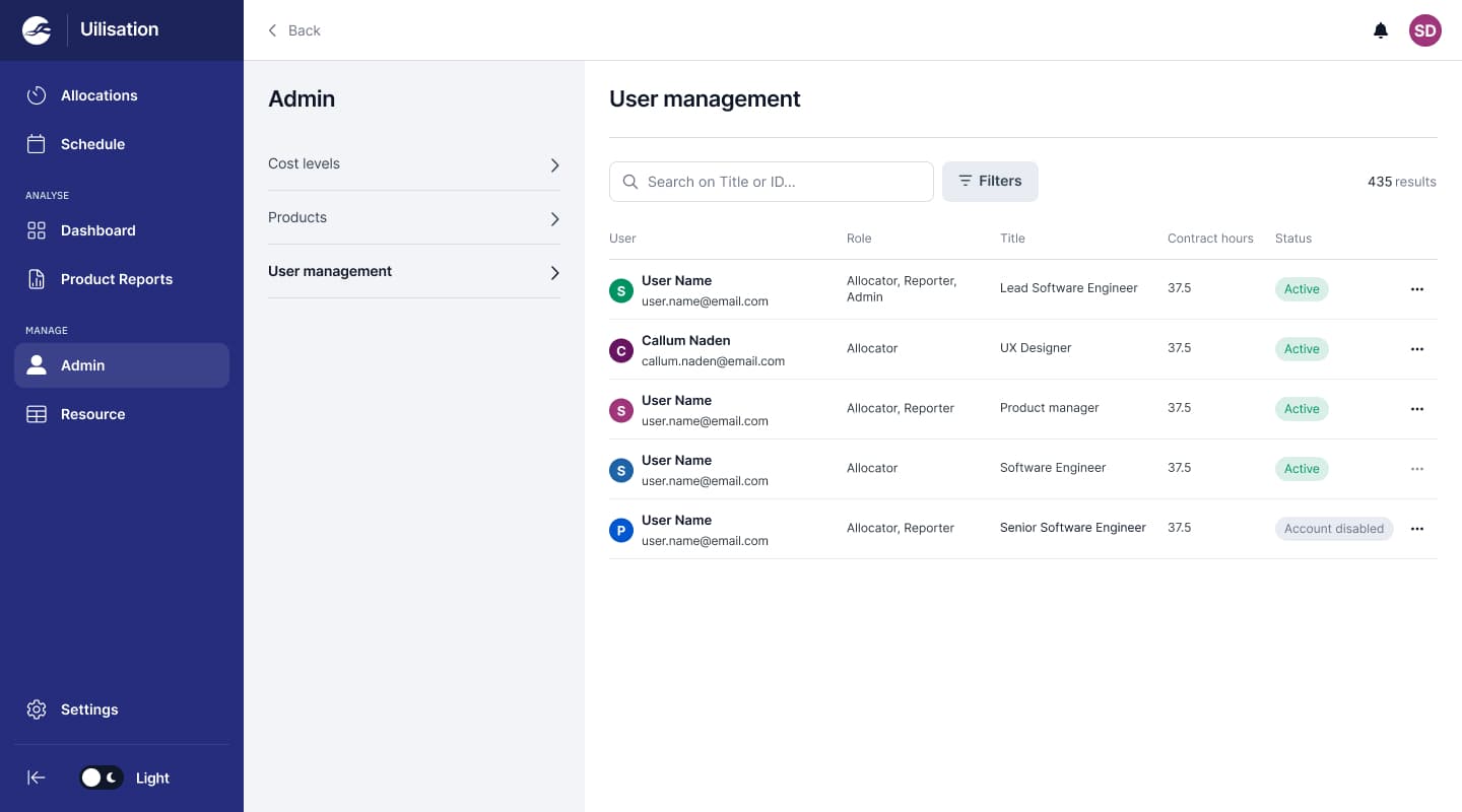 Product screenshot